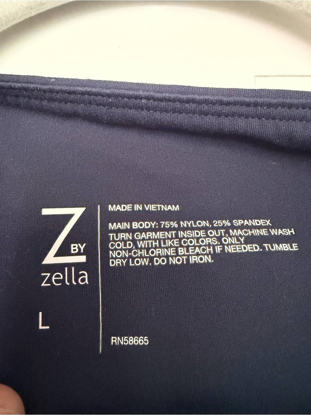 Z by Zella Navy High-Waist Yoga Leggings Size Large - Picture 3 of 4